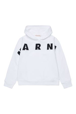 felpa in cotone bianco MARNI KIDS | M01266M00V00M100